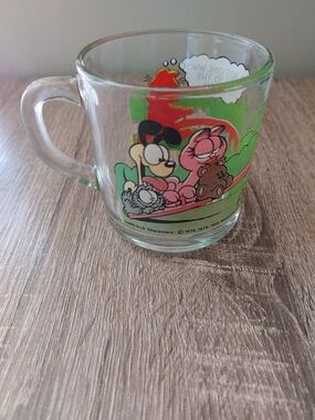 McDonald's Garfield Glass Coffee Mug 1978